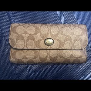 Coach Checkbook and Wallet